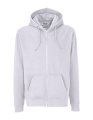 Heren Hoodie met rits Utopic UT23010 Wit